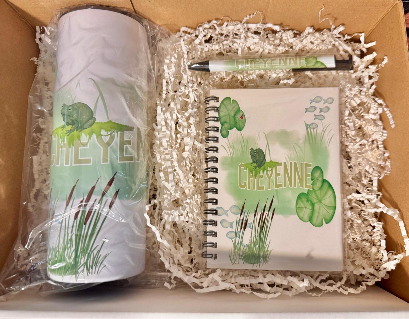 Custom Design Tumbler Gift Set